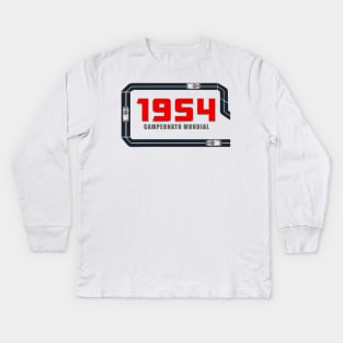 World Motorsport Championship 1954 Kids Long Sleeve T-Shirt
